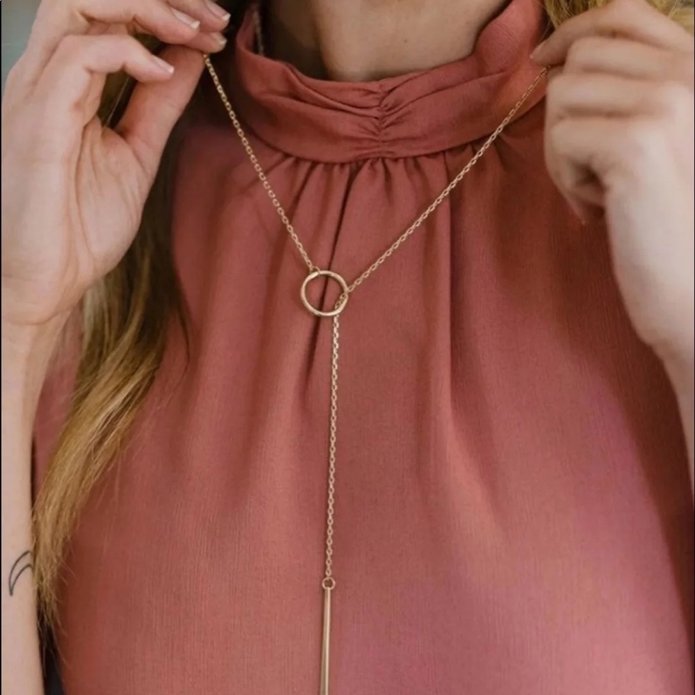 NIP Nashelle Heather Drop Lariat Causebox